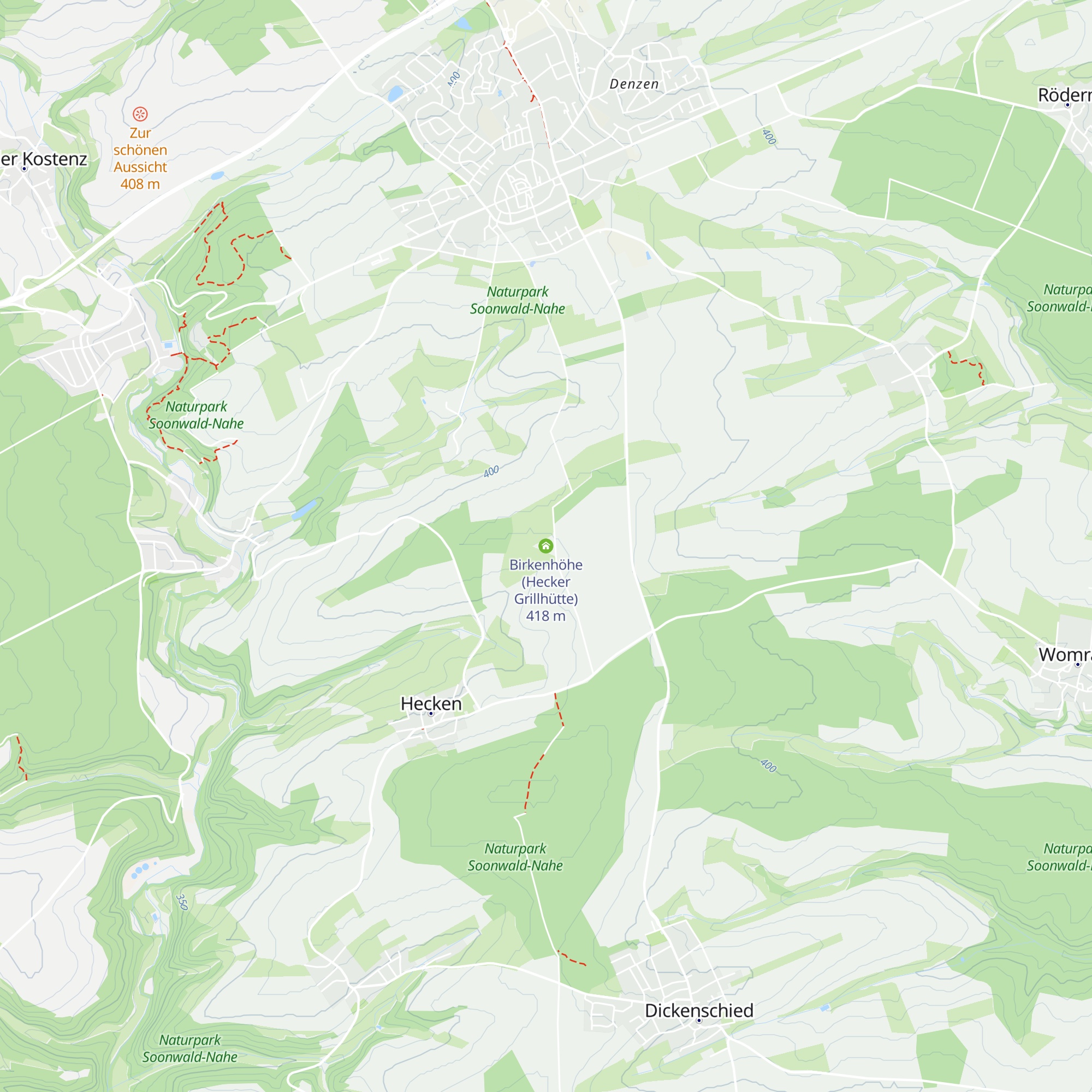 Birkenhöhe (Hecker Grillhütte) map