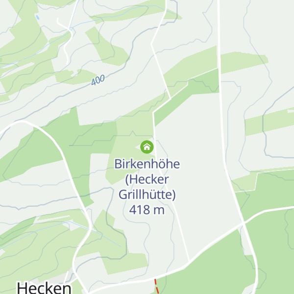 Map of Birkenhöhe (Hecker Grillhütte)