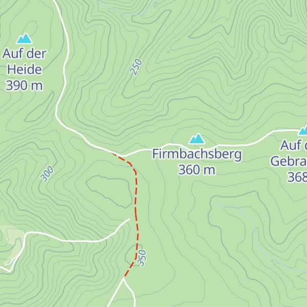 Map of Christianhütte