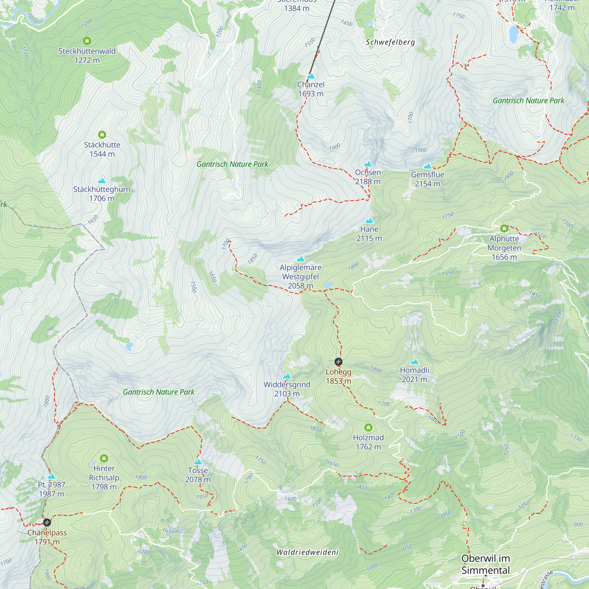 Grenchengalm map