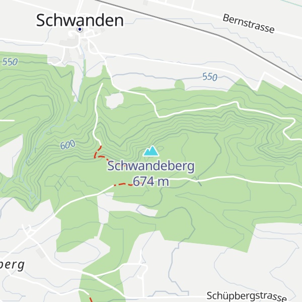 Map of Schwandeberg