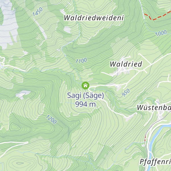 Map of Sagi (Säge)