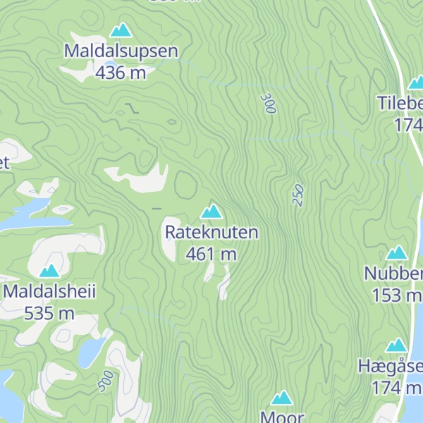 Map of Rateknuten