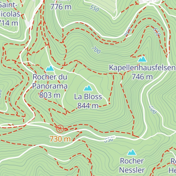 Map of La Bloss