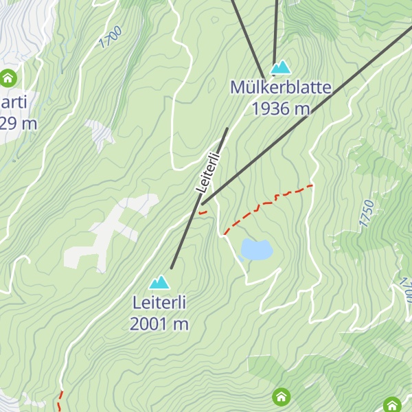 Map of Berghotel Leiterli
