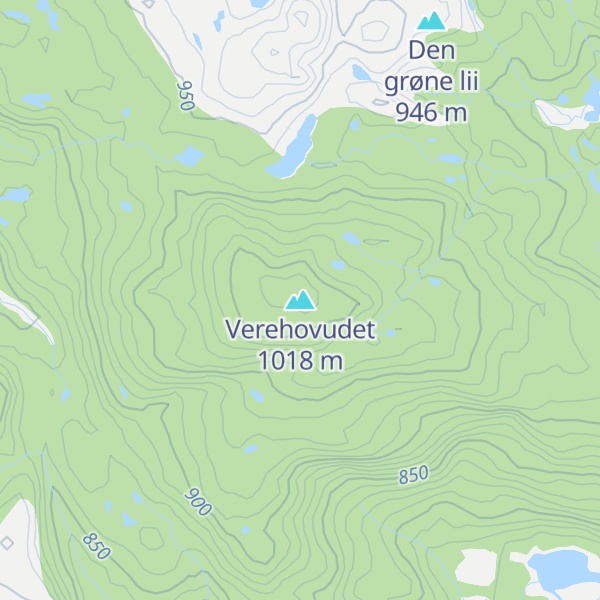 Map of Verehovudet