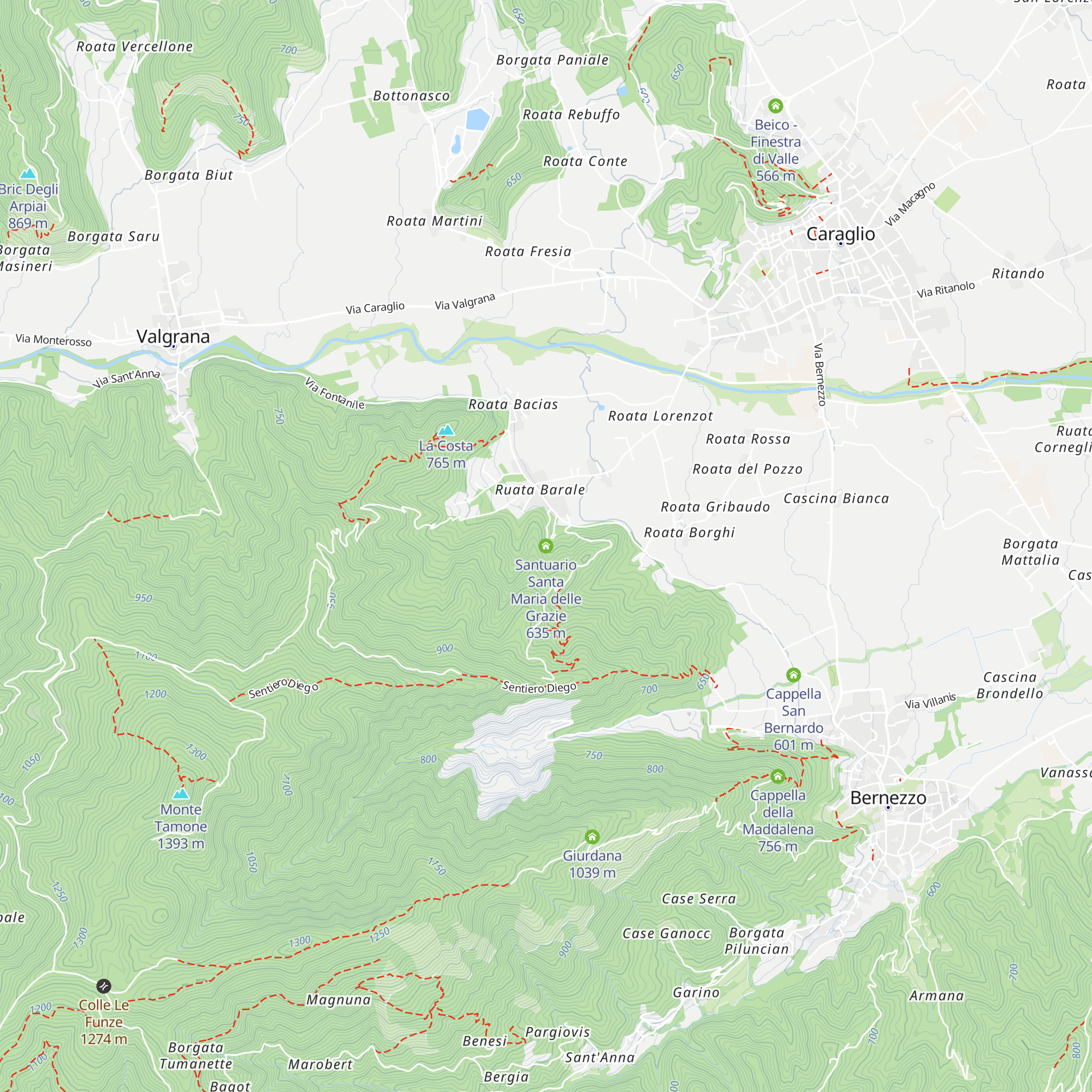 Santuario Santa Maria delle Grazie map