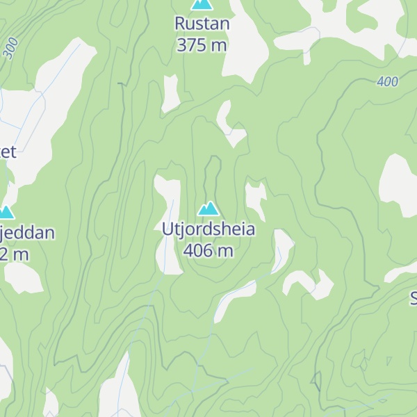 Map of Utjordsheia