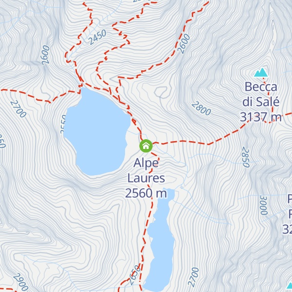 Map of Alpe Laures
