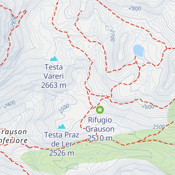 Map of Alpeggio di Grauson Dessus