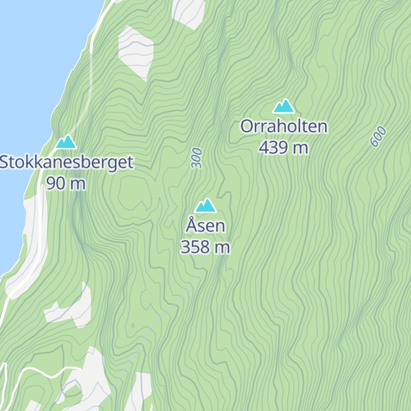 Map of Åsen