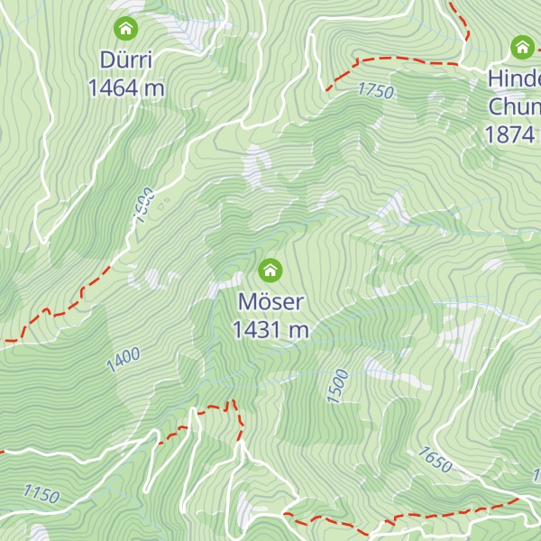 Map of Möser