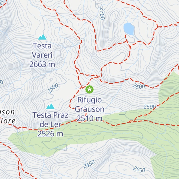 Map of Rifugio Grauson
