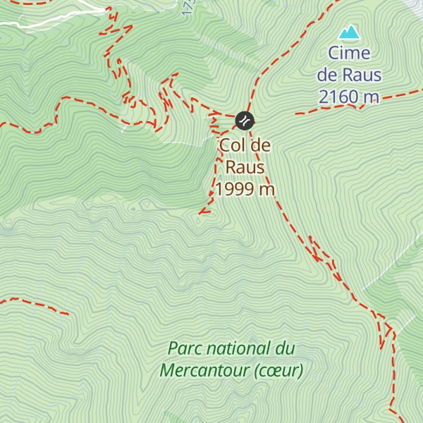 Map of Cime de Tuor