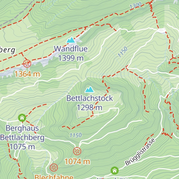 Map of Bettlachstock