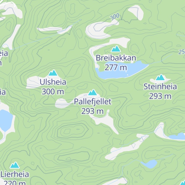 Map of Pallefjellet