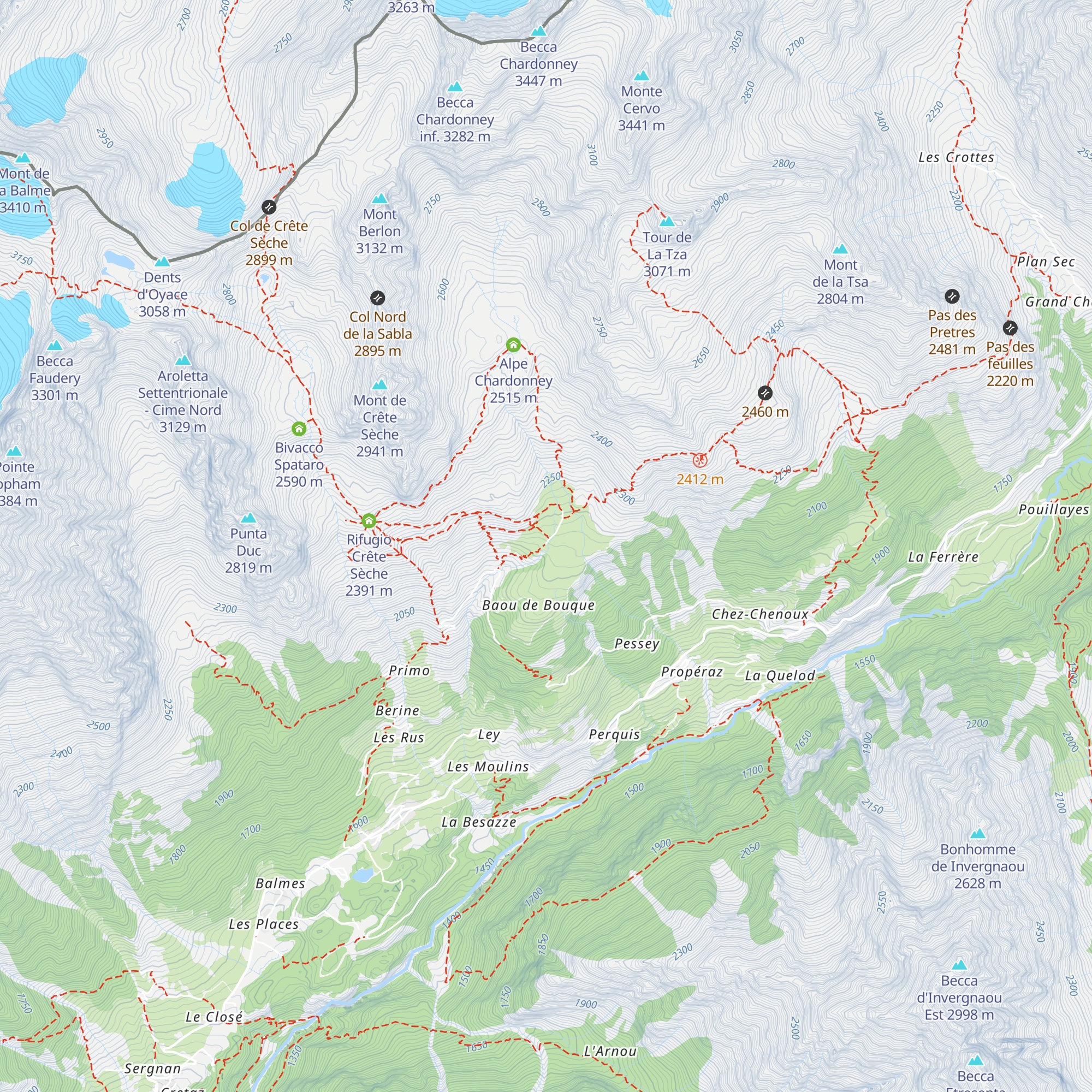 Baita della Libertà map