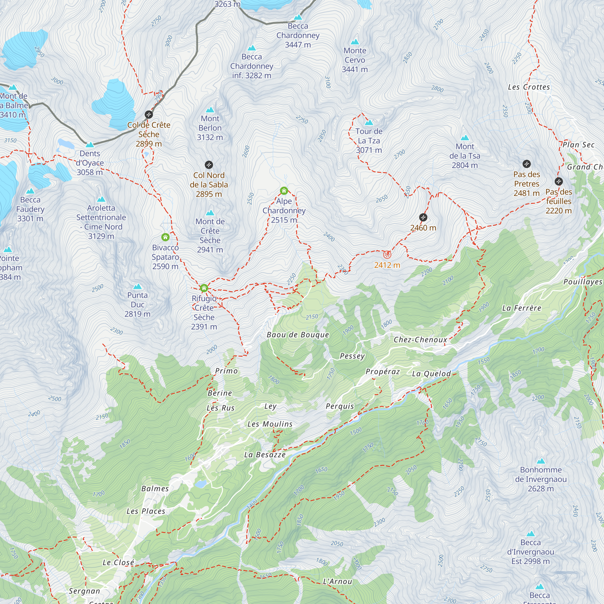 Baita della Libertà map