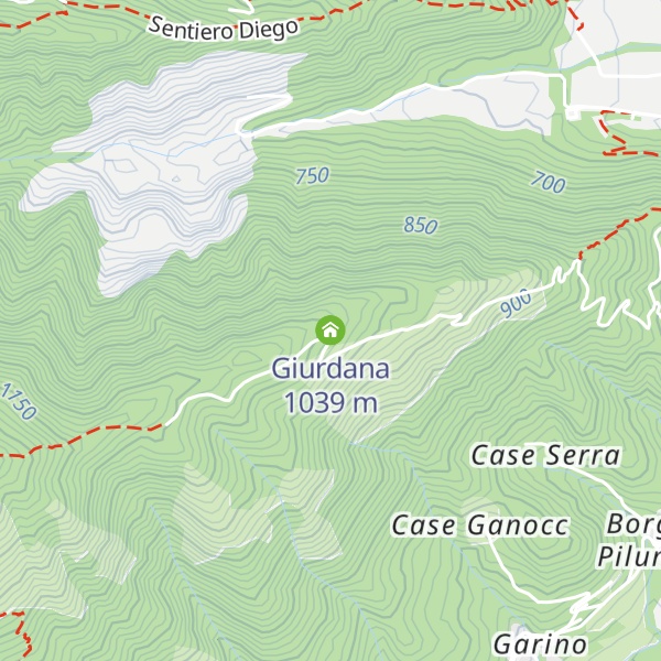 Map of Giurdana