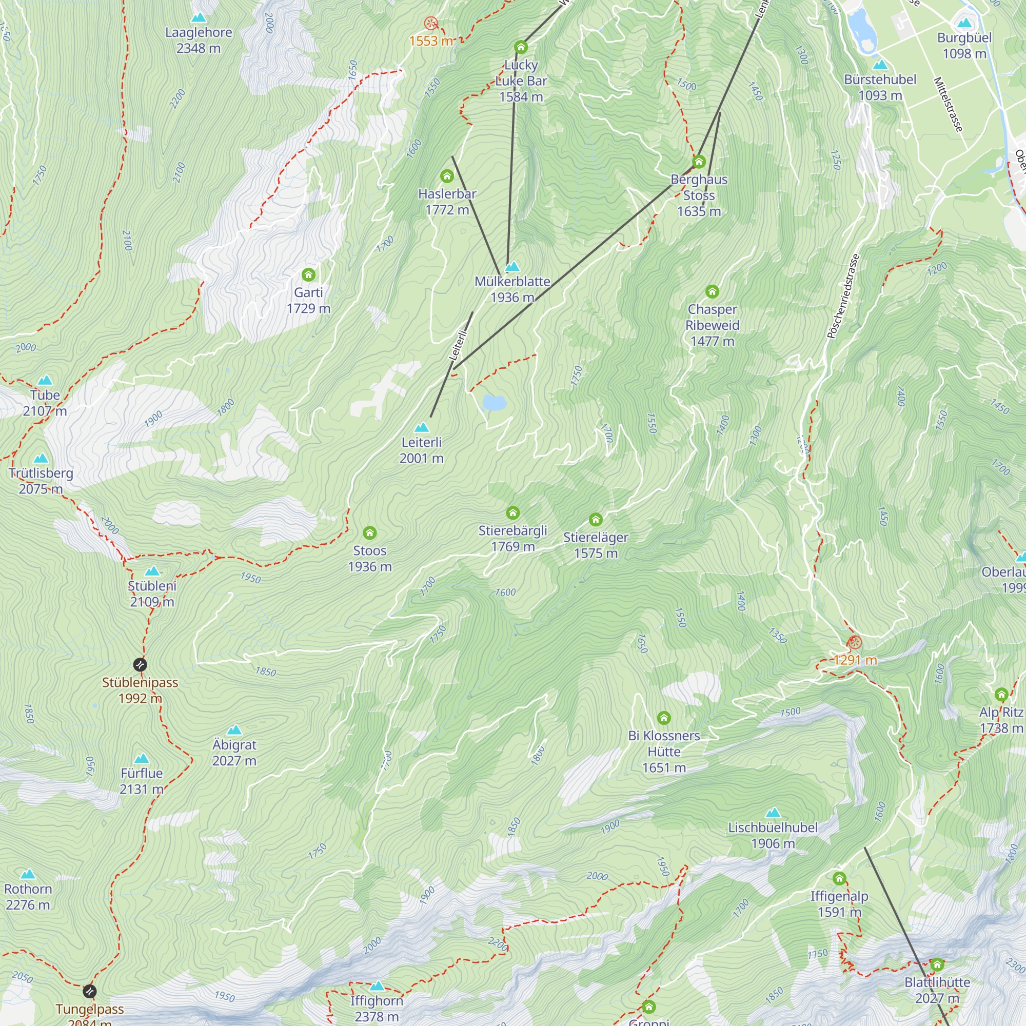 Stierebärgli map