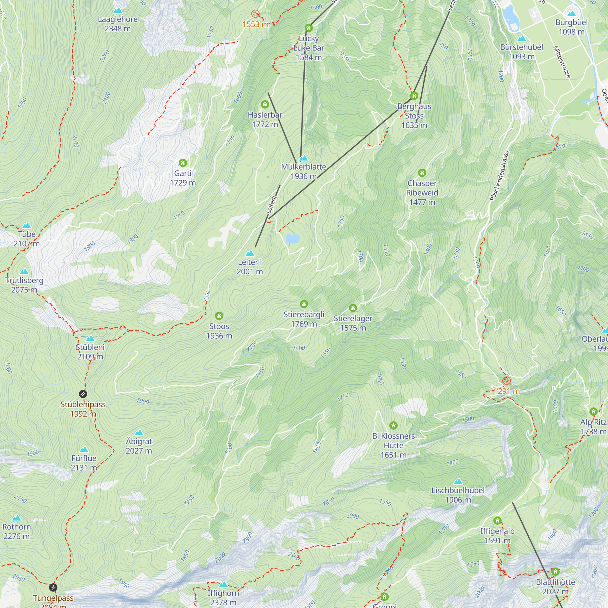 Stierebärgli map