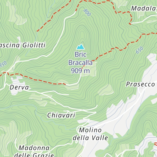 Map of cascina Pulu