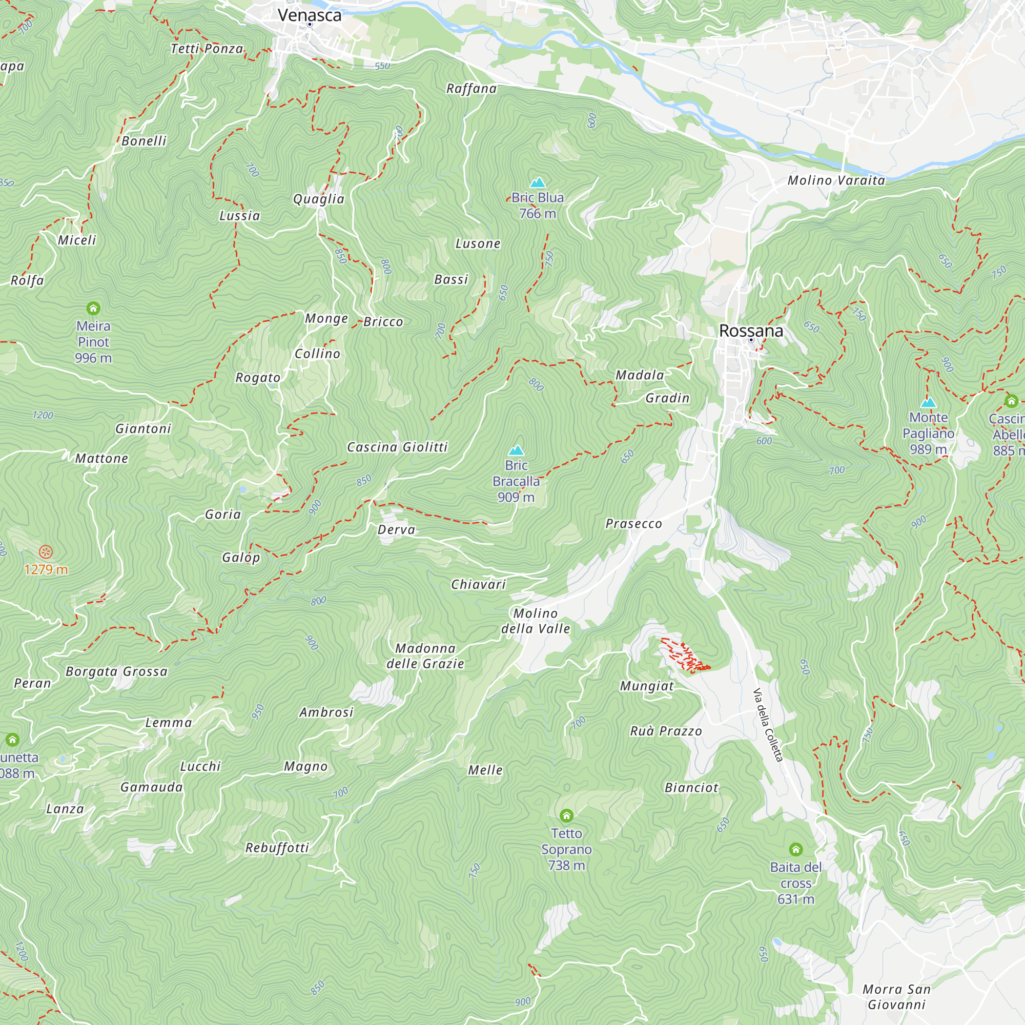 cascina Pulu map