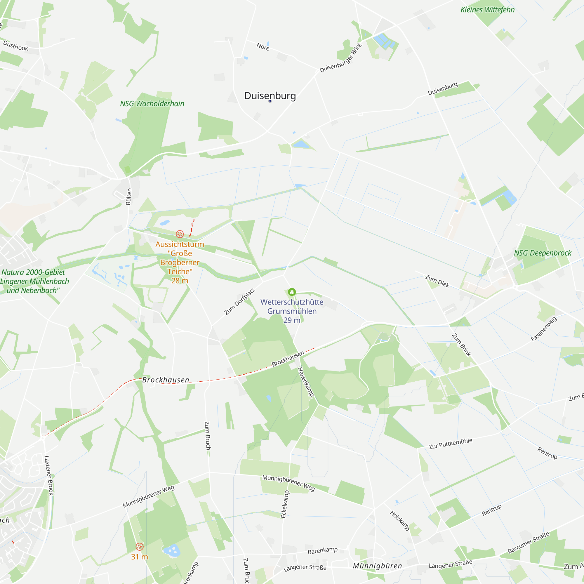 Wetterschutzhütte Grumsmühlen map