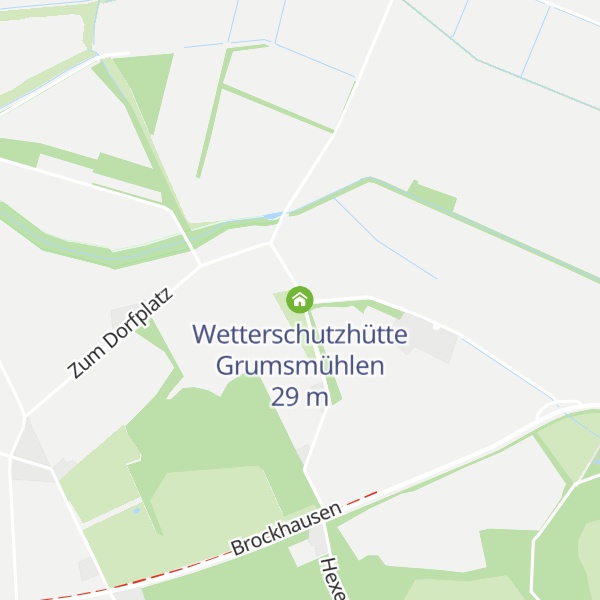 Map of Wetterschutzhütte Grumsmühlen