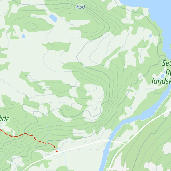 Map of Løbakknuten