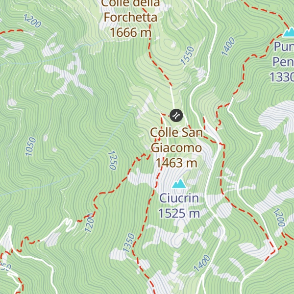 Map of Baita Sociale a San Giacomo