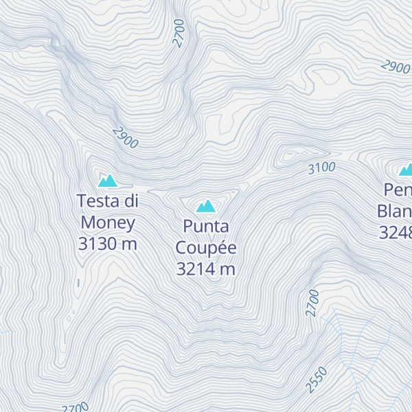 Map of Punta Coupée