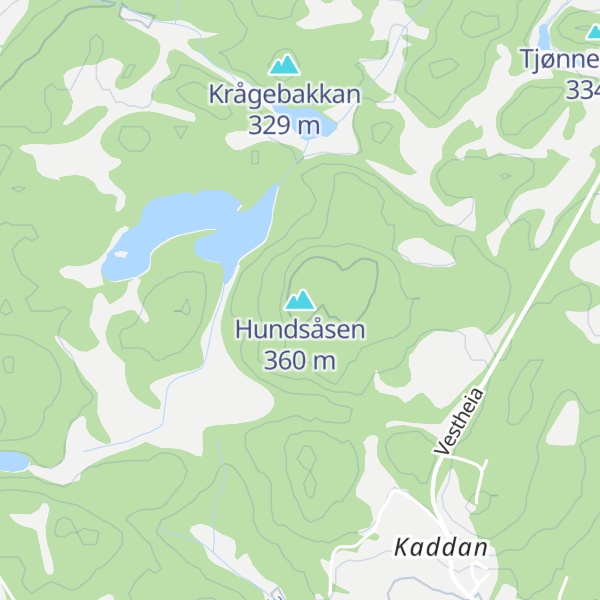 Map of Hundsåsen