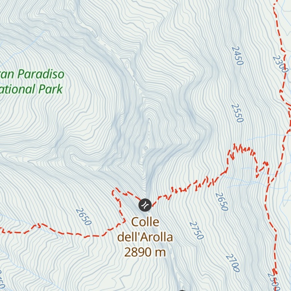 Map of Punta della Tsesère