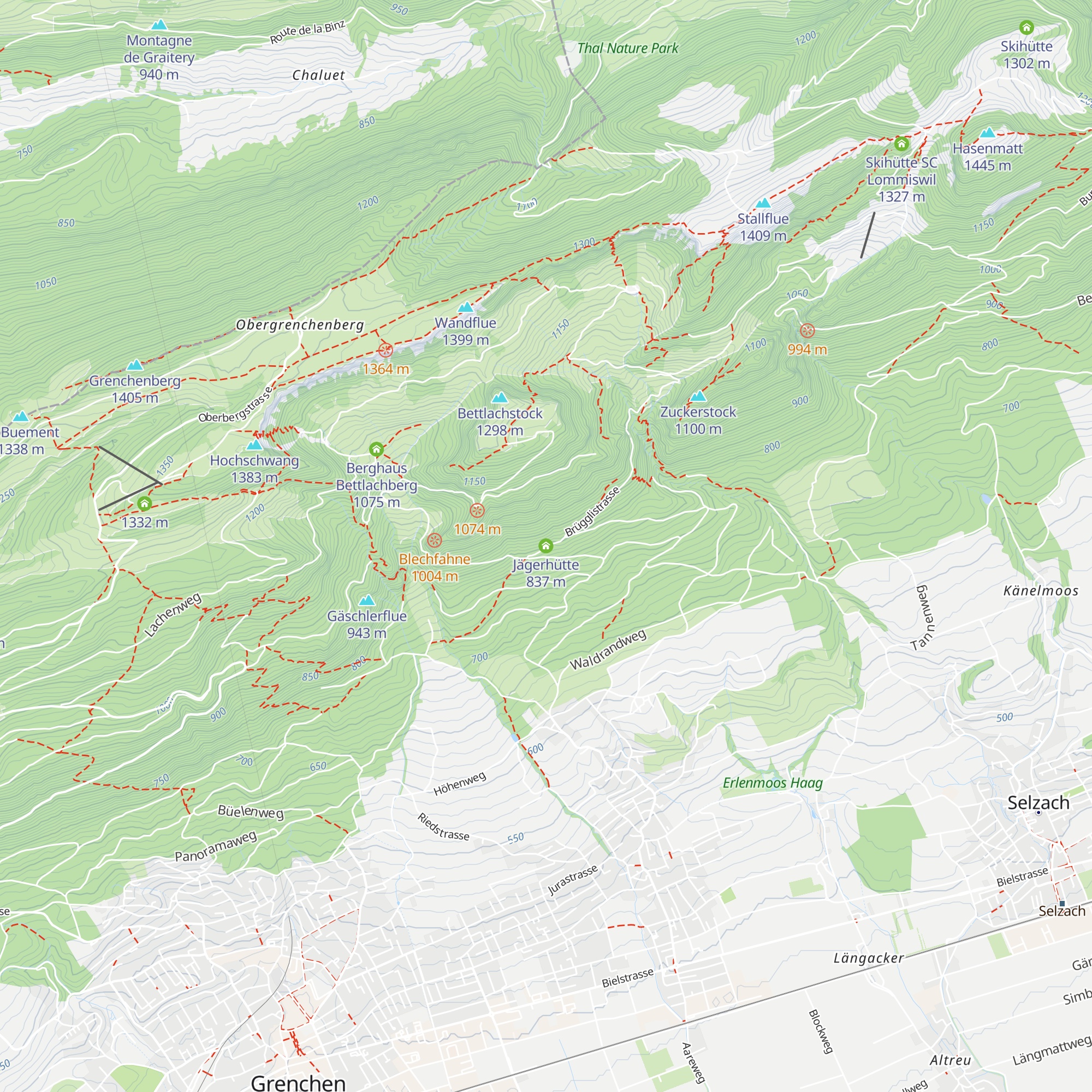 Jägerhütte map