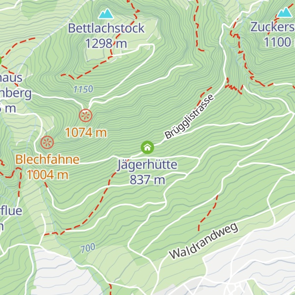 Map of Jägerhütte