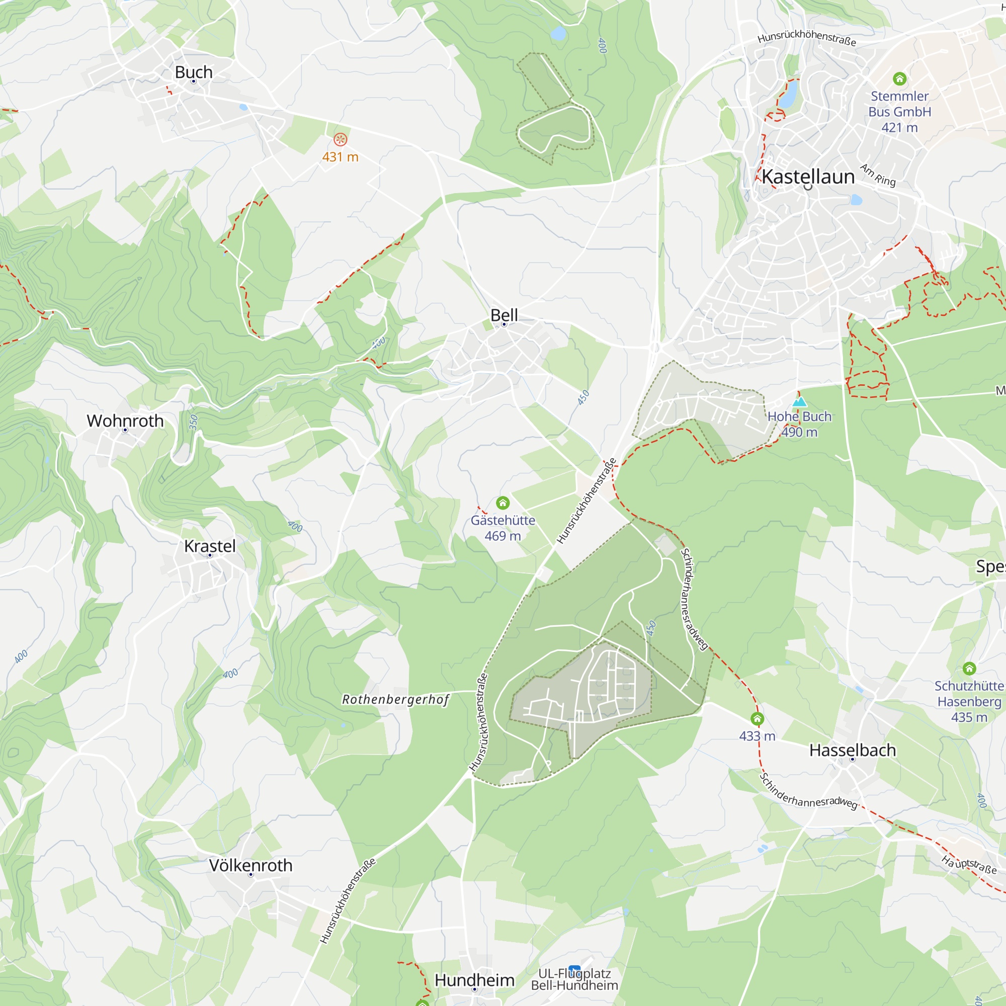 Gästehütte map