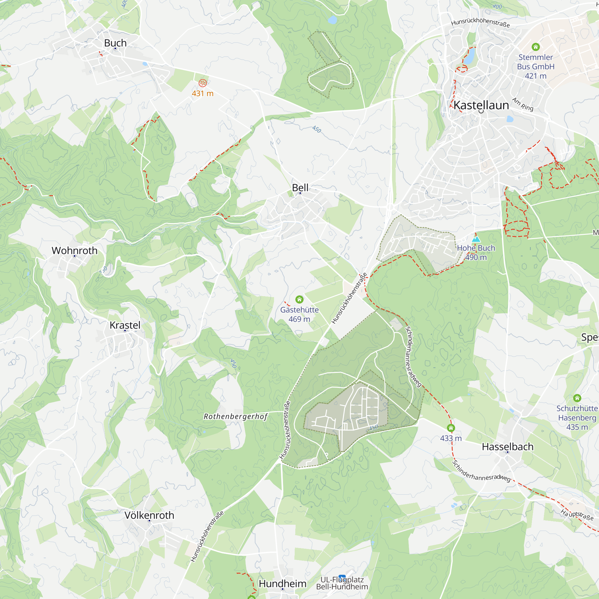Gästehütte map