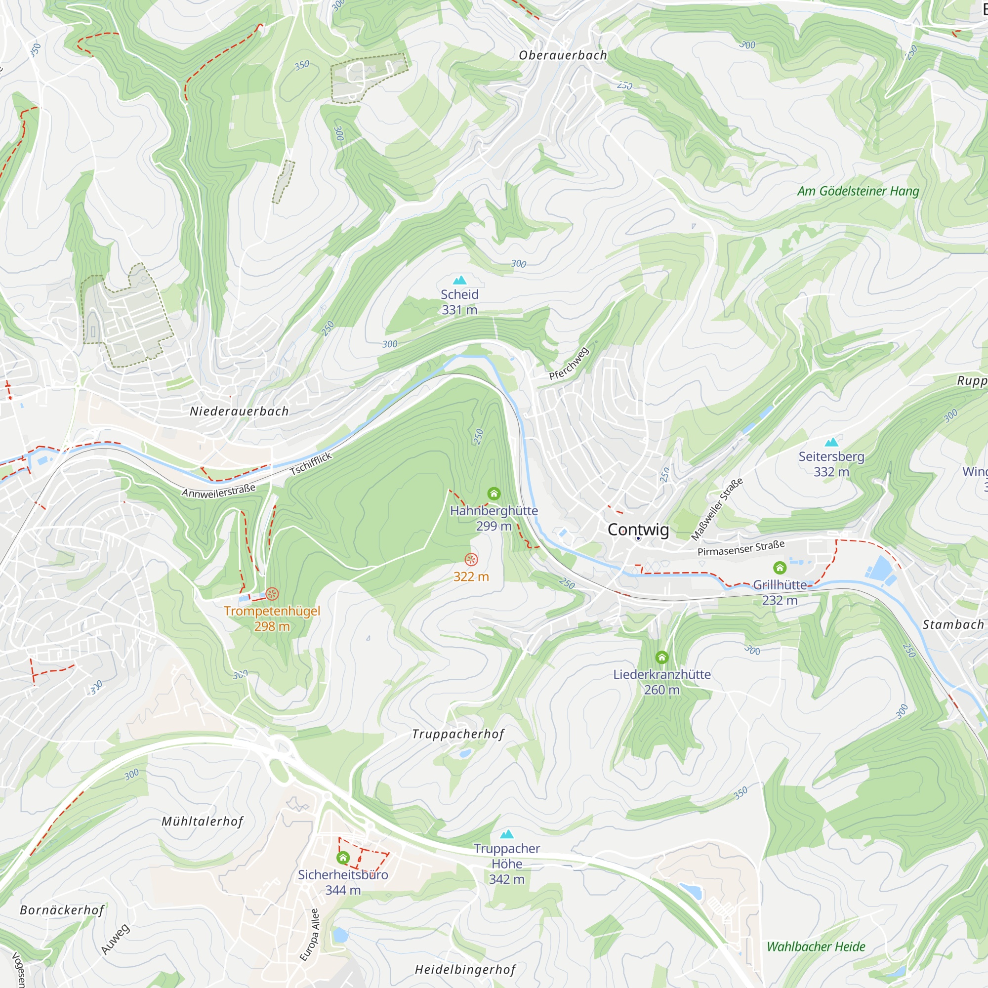 Hahnberghütte map