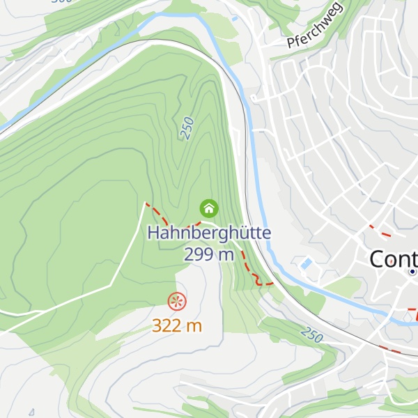 Map of Hahnberghütte