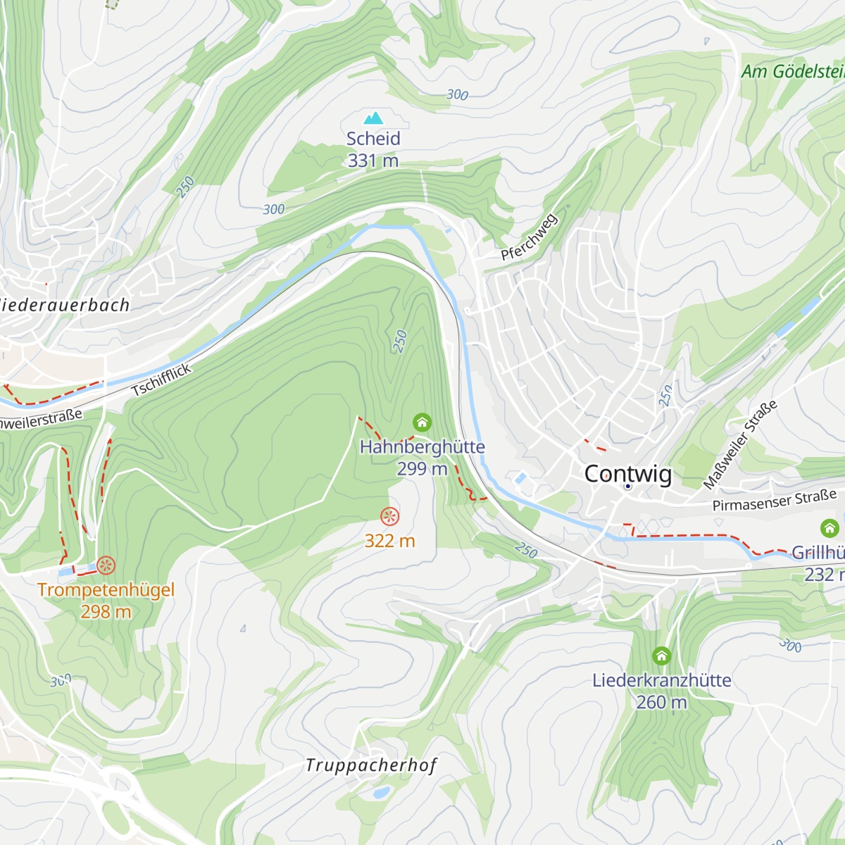 Hahnberghütte map