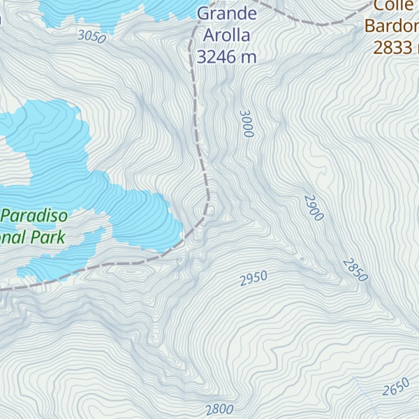 Map of Monveso di Forzo