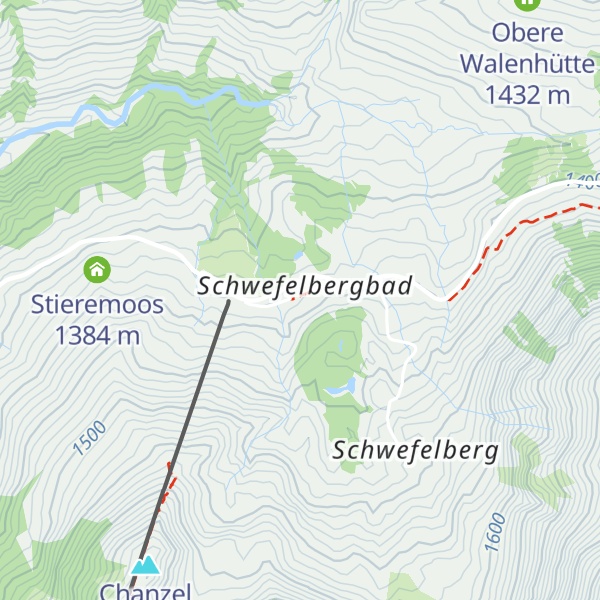 Map of Schwefelberg Bad