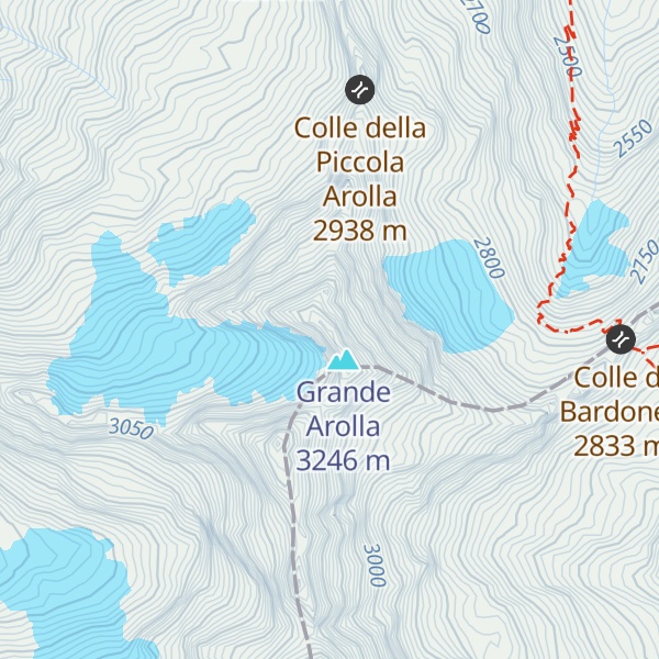 Map of Piccola Arolla