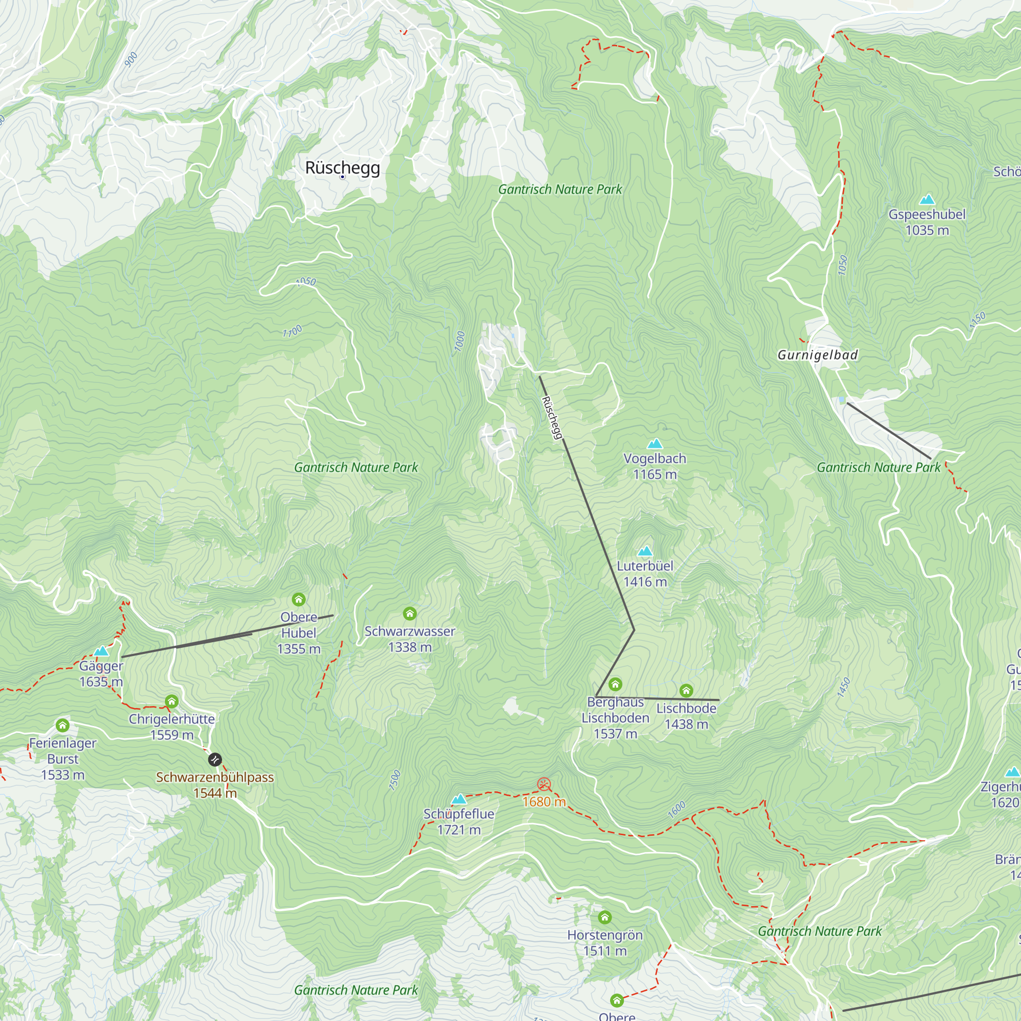 Gross Louetli map
