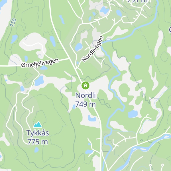 Map of Nordli