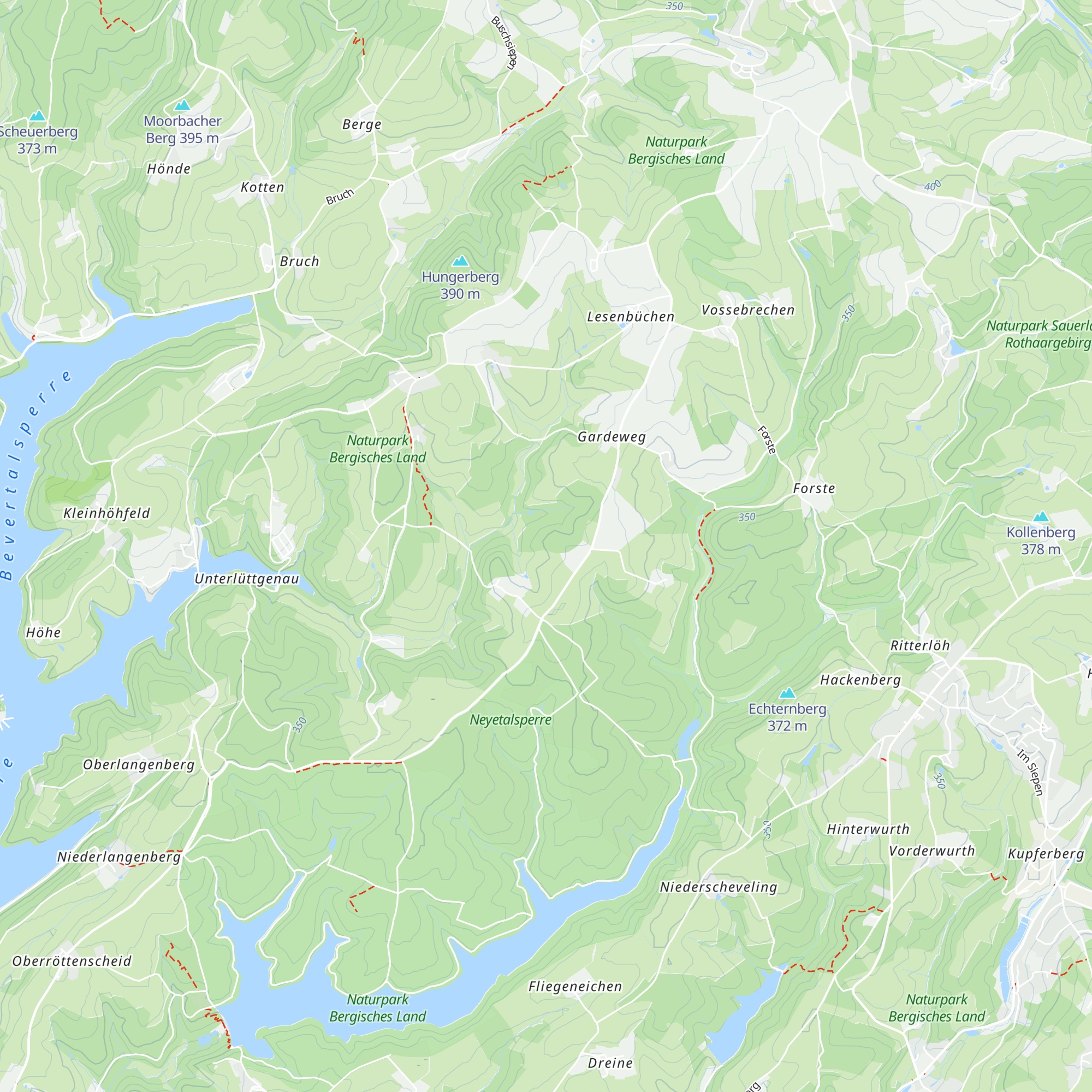 Skihütte Egen map