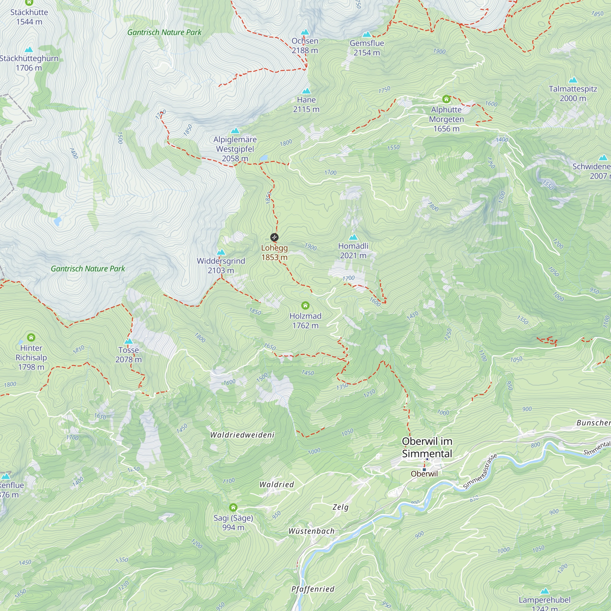 Holzmad map