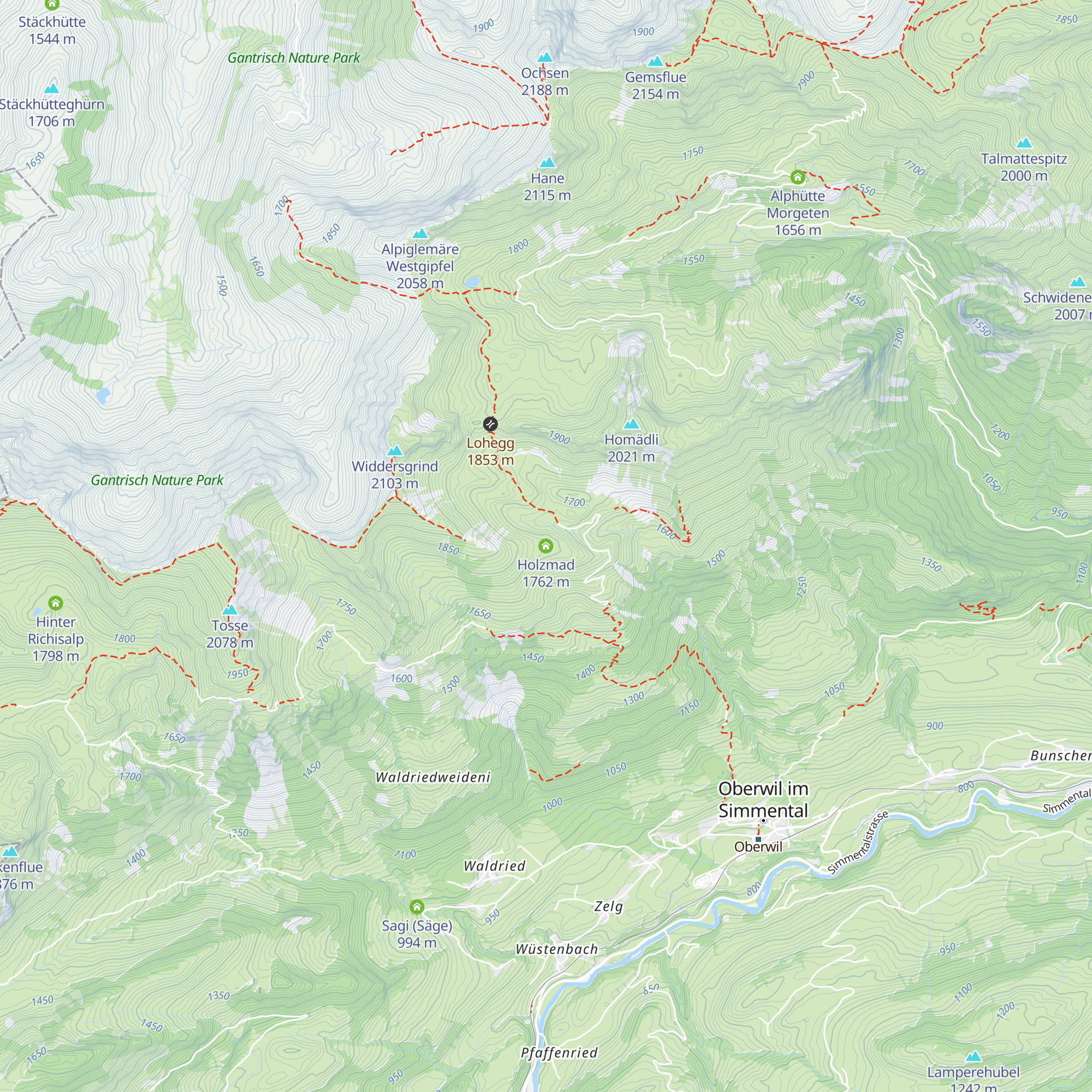 Holzmad map