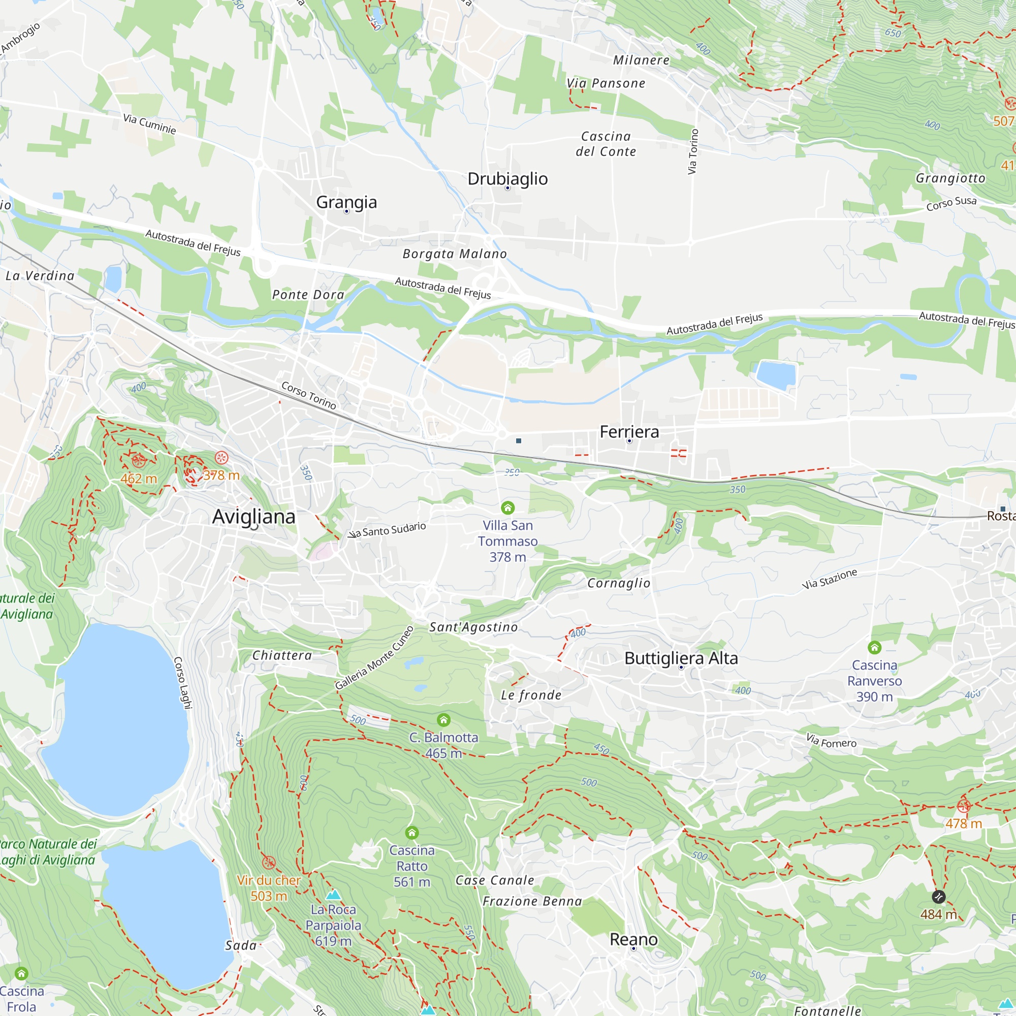 Villa San Tommaso map